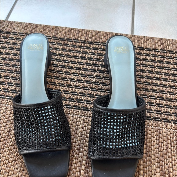 Frances Valentine Shoes - Frances Valentine Raffia Mesh Slide